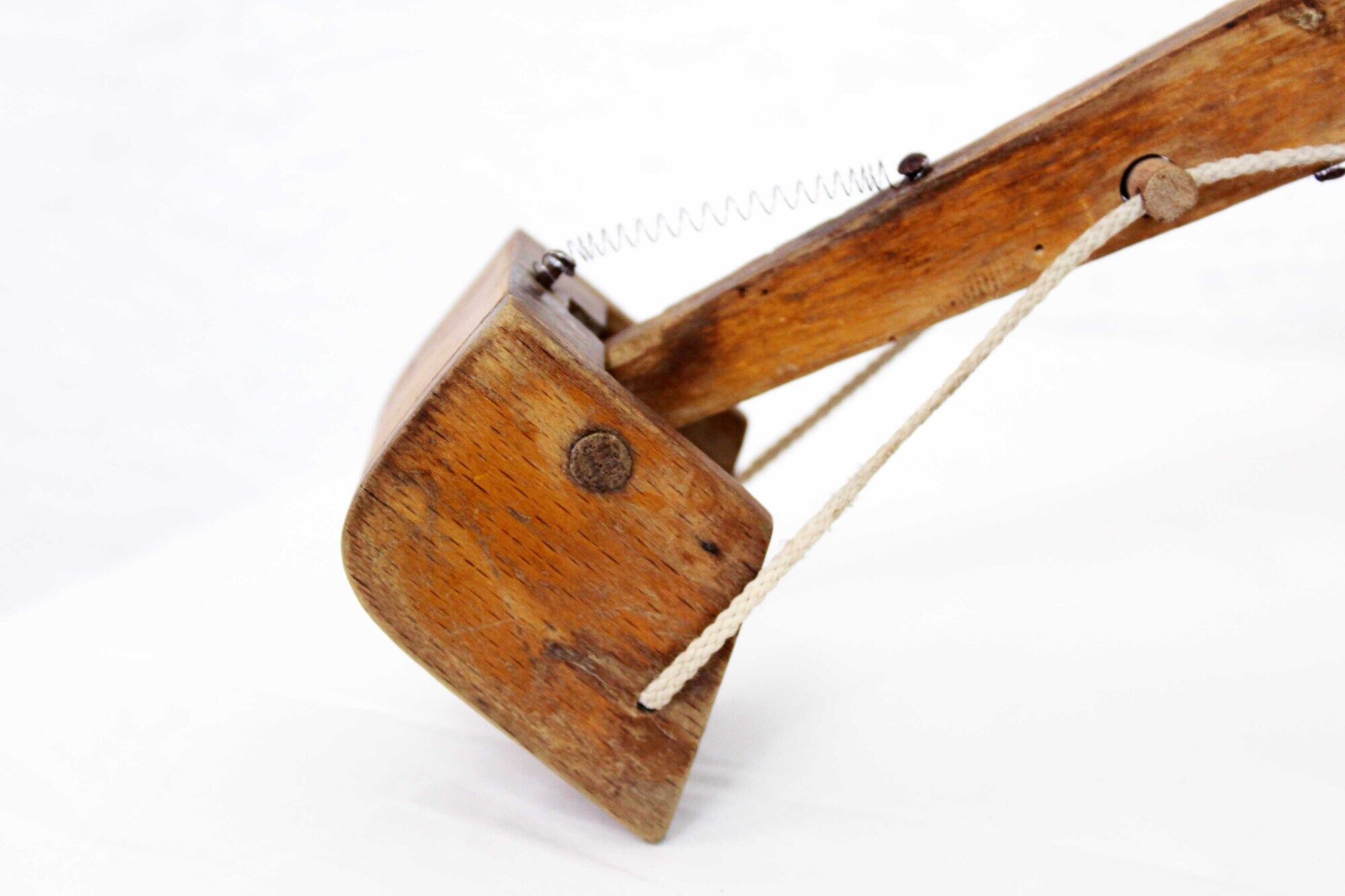 Jouet en bois label "Spielgut" tractopelle pelleteuse