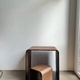 Child's Desk with Matching Stool in Curved Wood