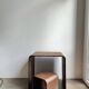 Child's Desk with Matching Stool in Curved Wood
