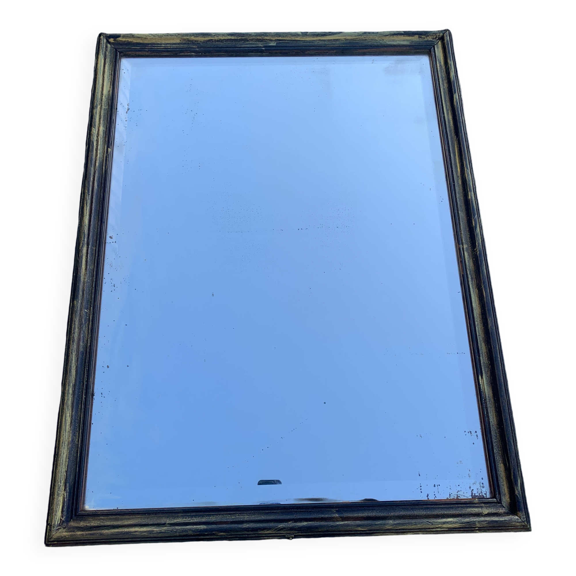 Large Black and Gold Mirror 75 x 100