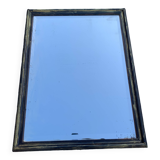 Grand Miroir Noir et doré 75 x 100