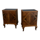 1932s pair of art deco bedside tables, Czechoslovakia