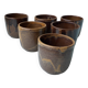 6 tasses en grès Breugnot