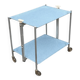 Vintage 1980s folding rolling table