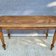 Louis XVI style piano bench in wood and cane