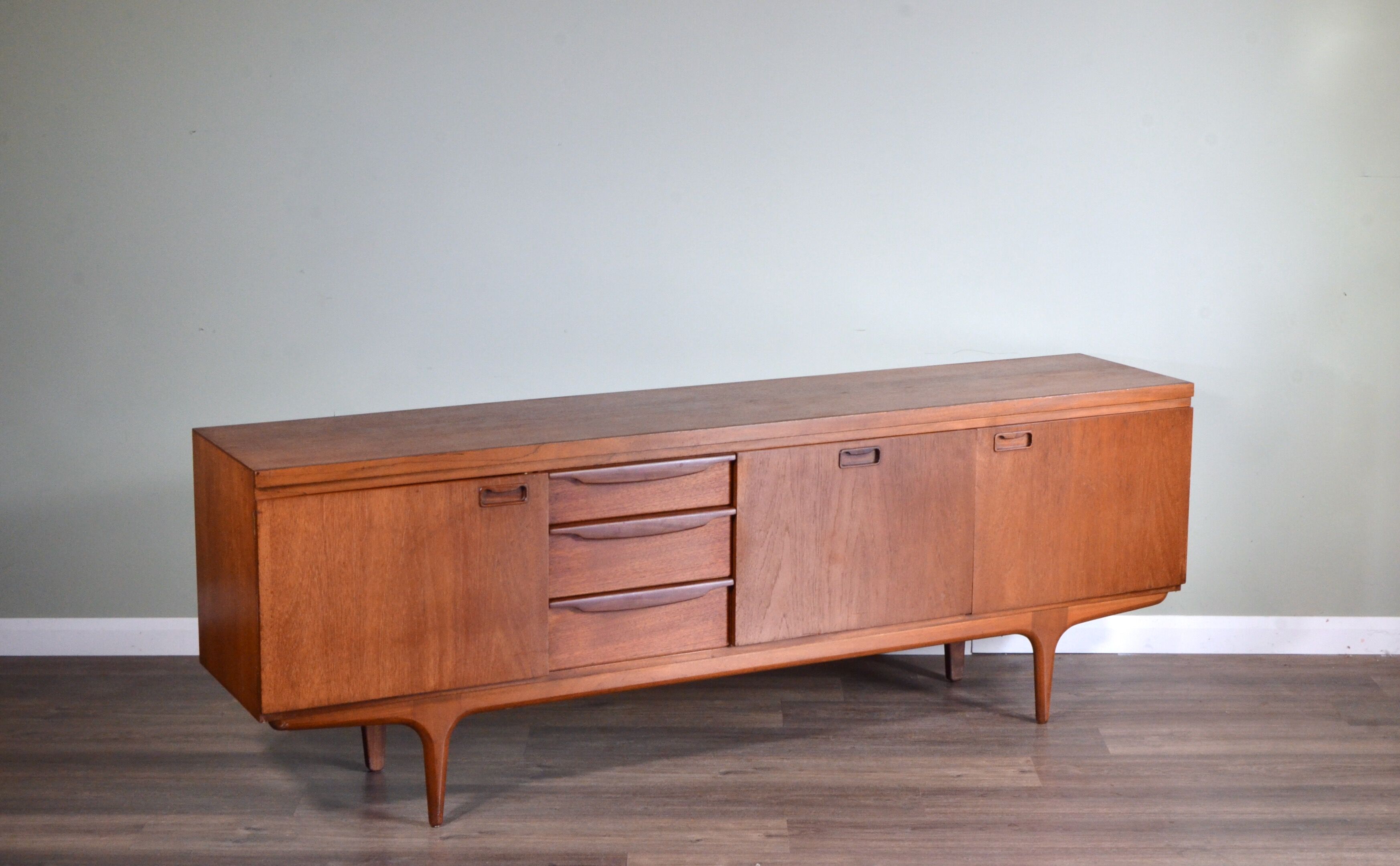 Midcentury Greaves & Thomas Teak And Afromosia Sideboard / Long John. Vintage Modern / Danish Style.