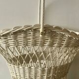Large vintage wicker basket -