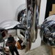70s Egon Hillbrand design ceiling lamp