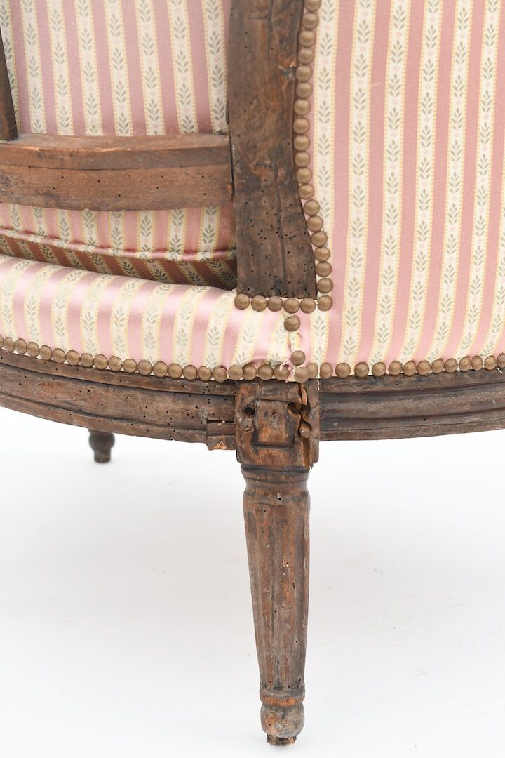 Fauteuil bergère d'époque Louis XVI