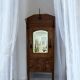 Wooden and wrought iron coat rack