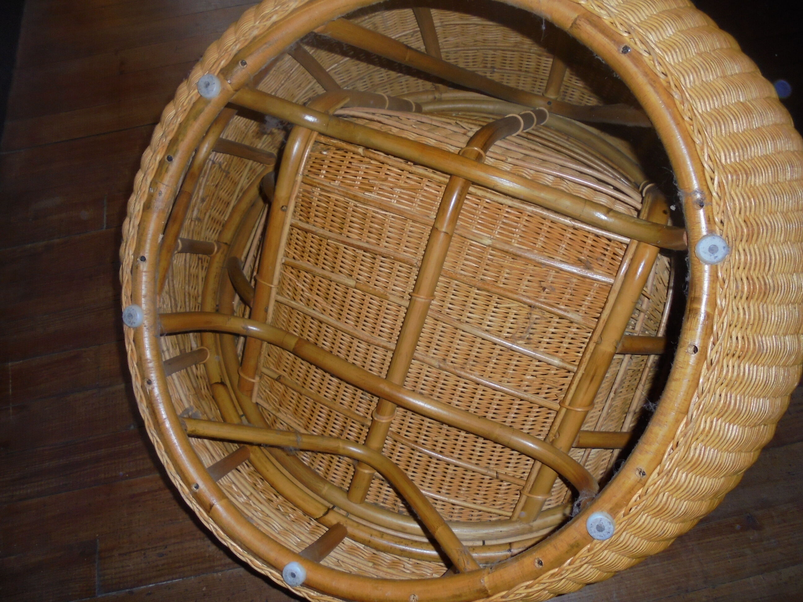 Rattan easy chair