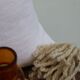 Coussin en lin et coton
