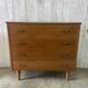 Vintage chest of drawers with conical legs