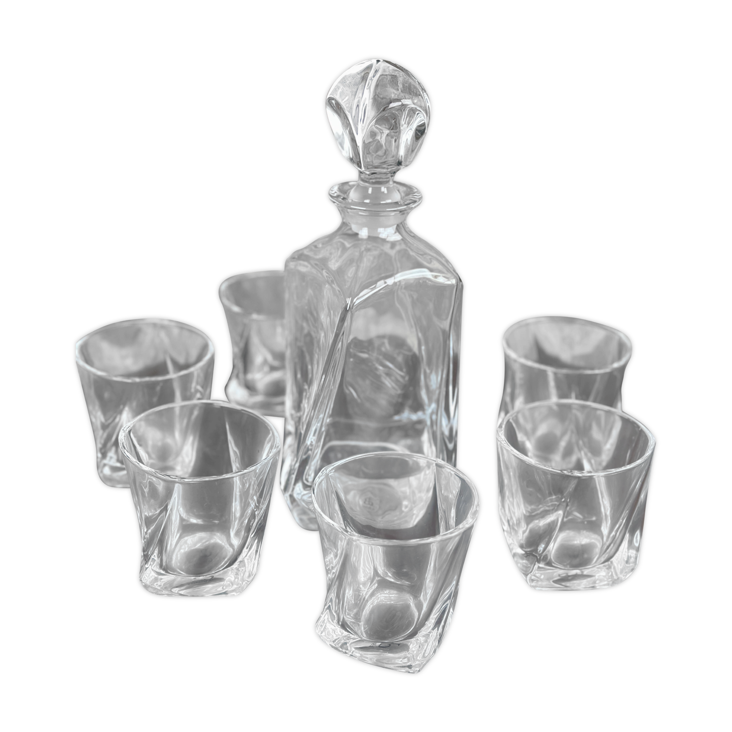 Vintage 2000'S 7-piece whiskey service