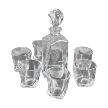 Vintage 2000'S 7-piece whiskey service