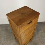 Filing cabinet with curtain, by trade