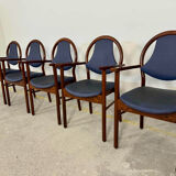 Vintage Baumann chairs, set of 9 bridge chairs