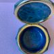Boîte à bijoux en marbre bleu