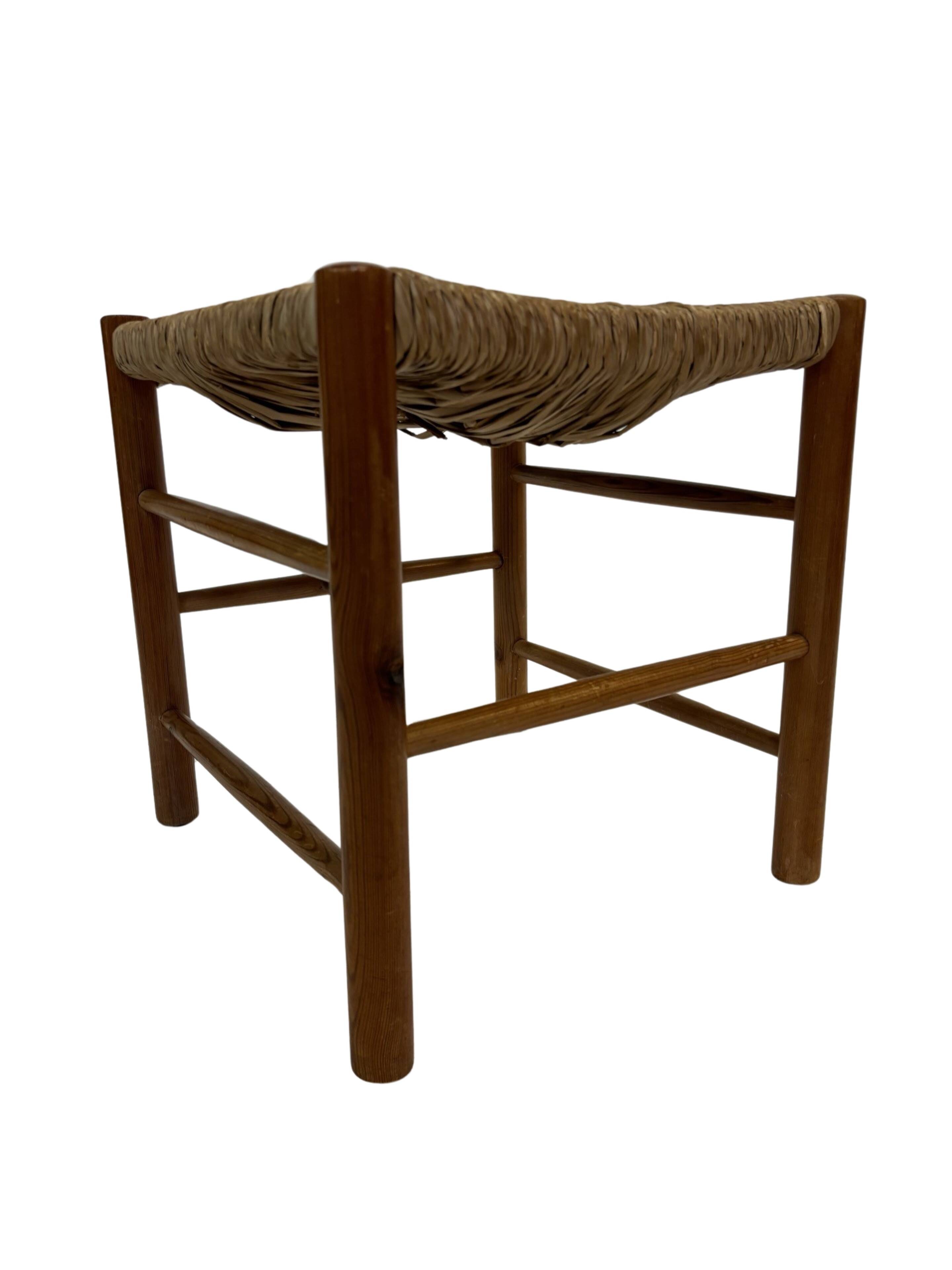 Vintage Dordogne Stool for Robert Sentou, 1970