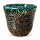 Accolay vase no. 19 – Vintage French ceramic with speckled glaze.