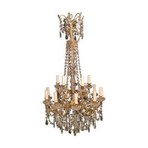 Lustre en bronze doré