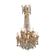 Mid-19th century gilded bronze and crystal chandelier