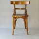 2 chaises bistrot par Fischel 1930 assises bois