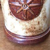 Roger Guerin enamelled ceramic mugs