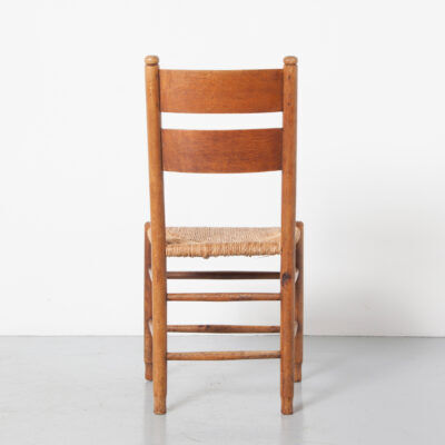 Dining chair oak sea rush