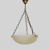 Vasque Vianne style Art Nouveau 1 Fire, in glass paste with grape motifs.