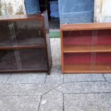 Lot of vintage display cases