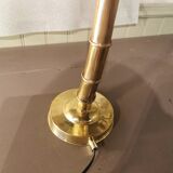 Solid brass palm tree lamp