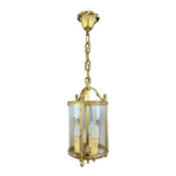 Louis XVI style lantern in bronze and glass, 20th century