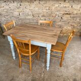 Table wood feet turned