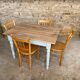 Table wood feet turned