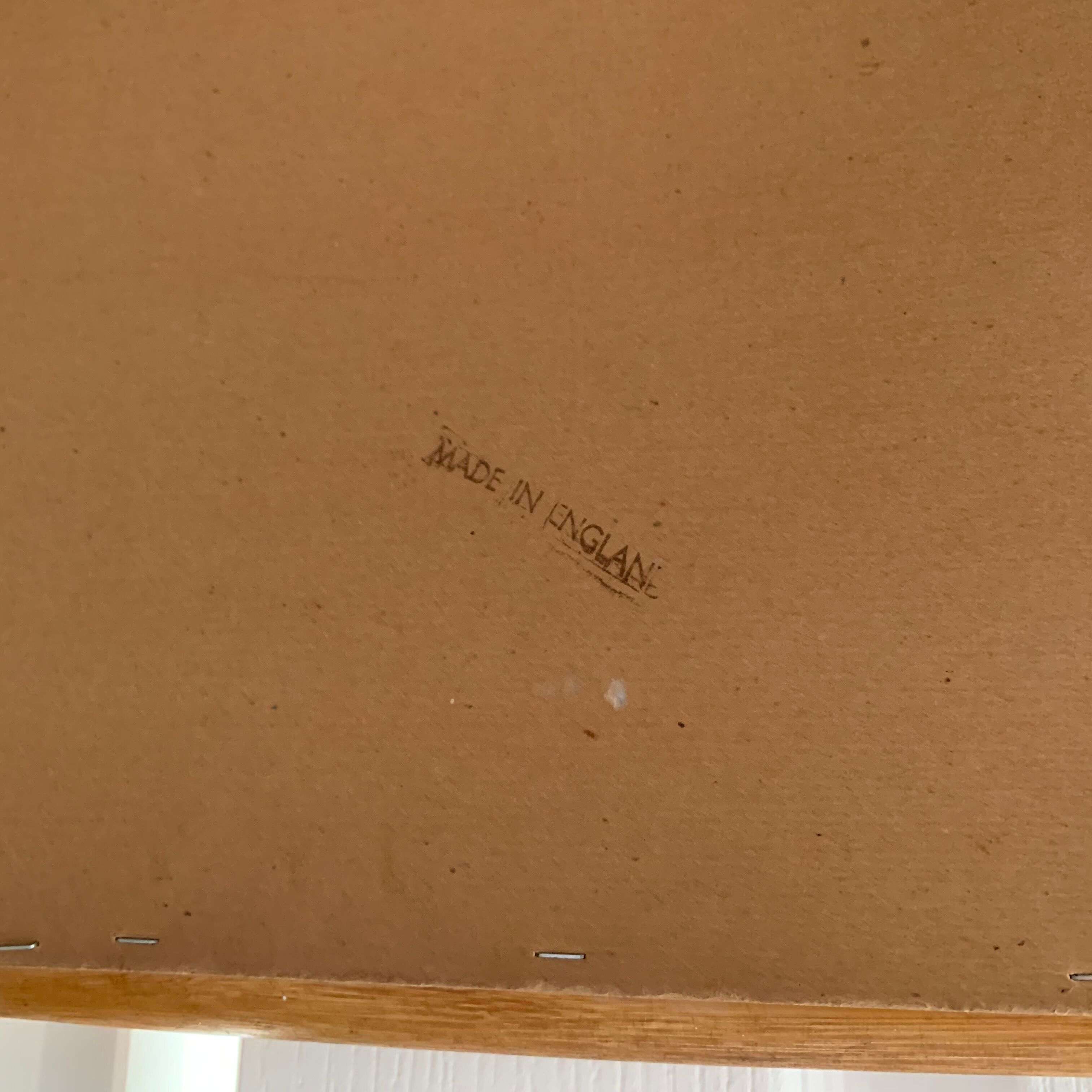 Rectangular rattan mirror