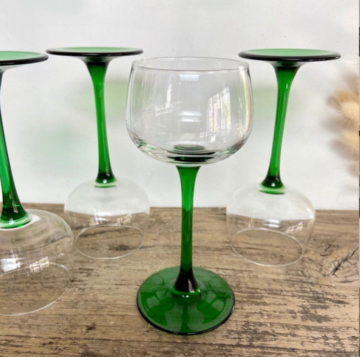 4 verres Luminarc France vintage