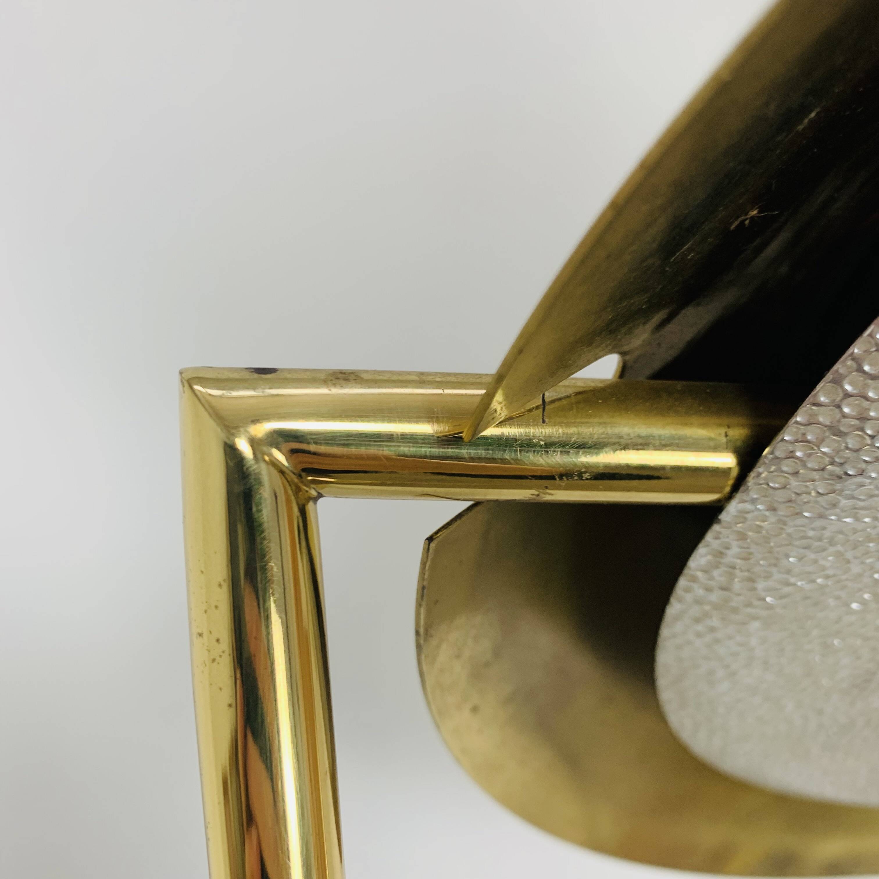 Victory Floor Lamp by Studio Artoff, Gold Brass, 1980s
