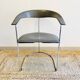 ARRBEN Ursula Vintage Design Armchair - Leather and Chrome - 1980s