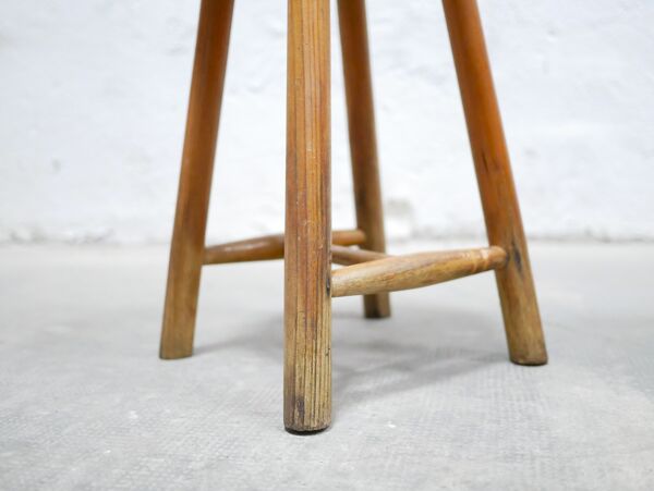 Tabouret vintage en pin