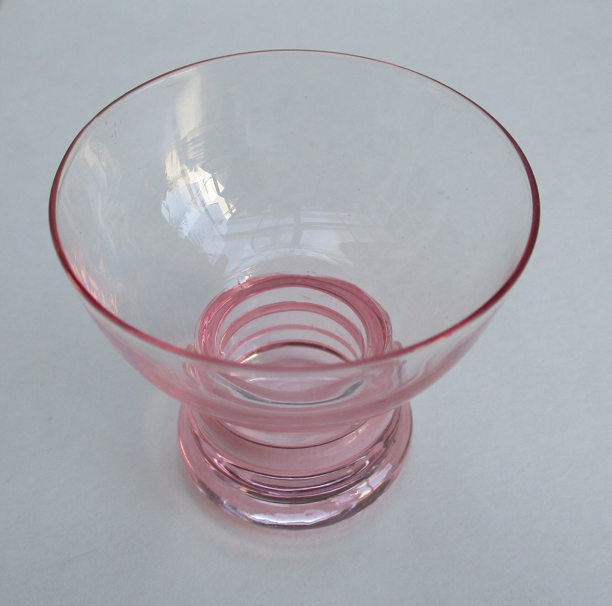 Seven small glasses from art deco-glass