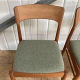 Kai Kristiansen Danish Teak Dining Chair K.S. Mobler Set of 6