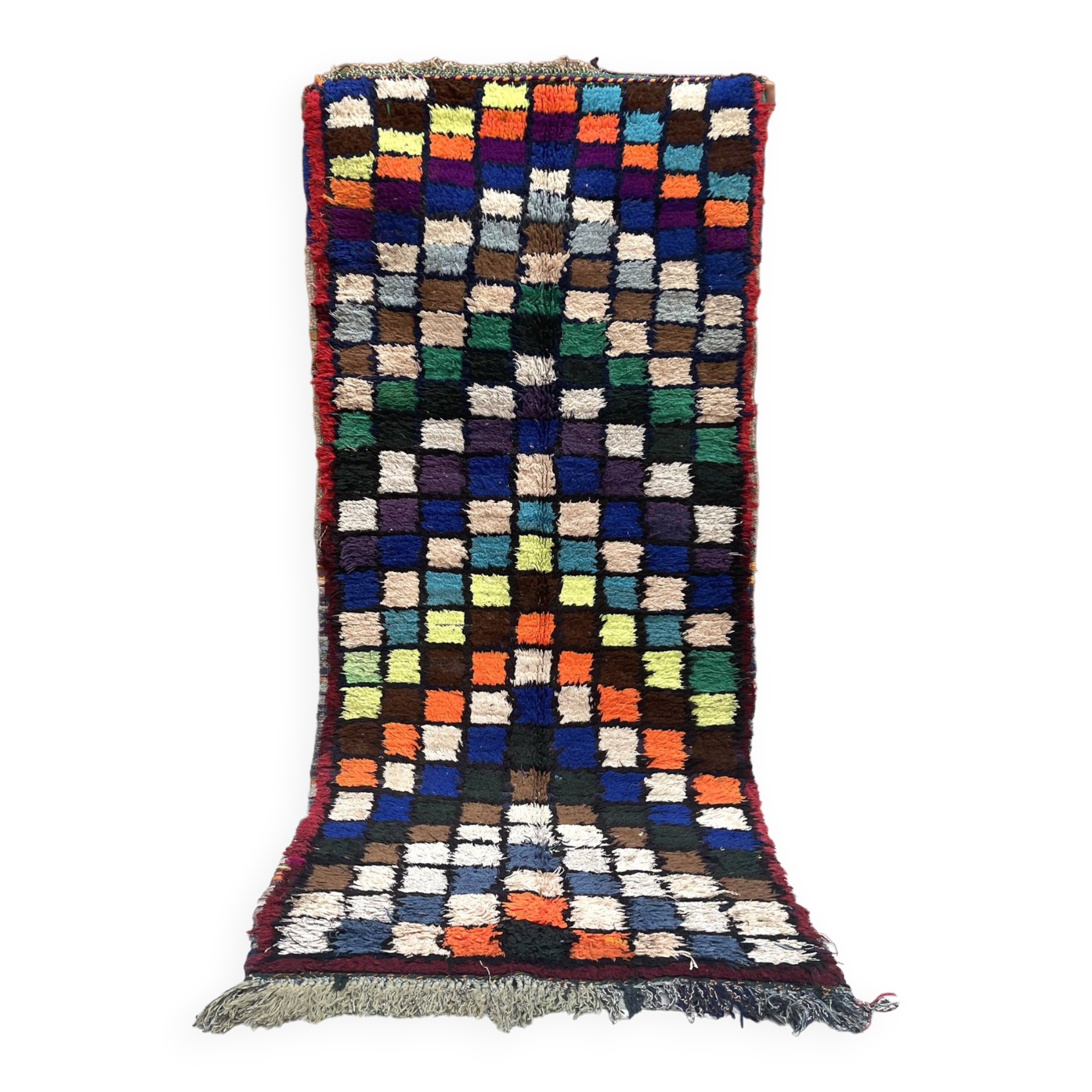 Unique Moroccan Rug-Vintage Art Deco Rug-The Rarest Moroccan Rug-Home Decor