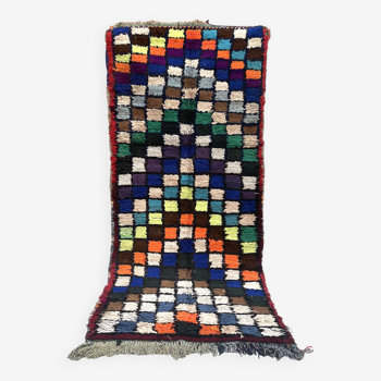 Tapis marocain unique-vintage Art déco Rug-Le tapis marocain le plus rare-Décor de la maison