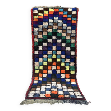 Tapis marocain unique-vintage Art déco Rug-Le tapis marocain le plus rare-Décor de la maison