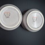 2 Louisiana model ramekins from Saint Amand earthenware