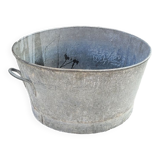 Old zinc basin, 55cms in diameter