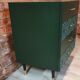 Commode des années 1960 rénovée vert