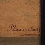 Italian still life painting signed and dated 1919