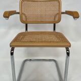 Chair Cesca model by Marcel Breuer with armrests B64